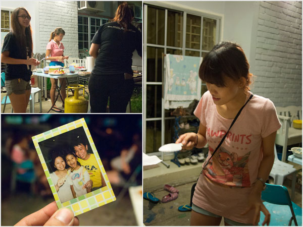instax pic with my sister, the niece, and me. =D