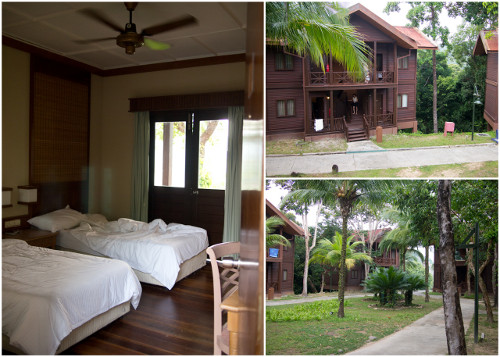 the chalet style rooms at Redang Island Resort