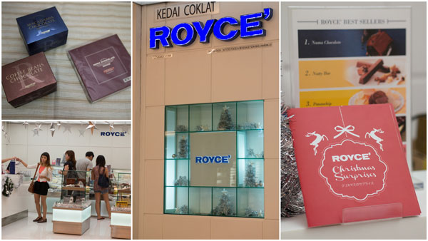 Royce' can be found at TCM, Isetan KLCC, BV, Empire, Gardens, and BIG