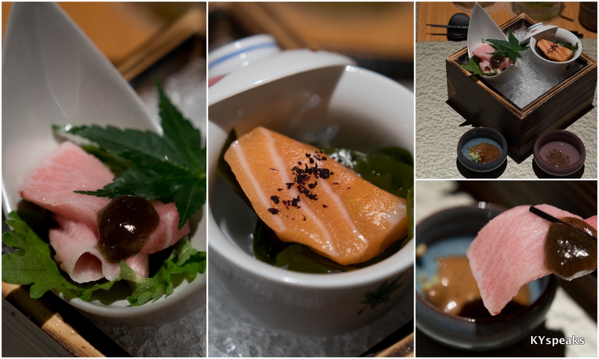 Sashimi part 2 - the fat stuff, Otoro and salmon belly