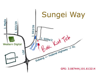 Sungei Way Xhin Fhong Bak Kut Teh map
