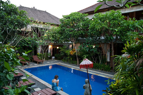 the swimming pool at Tropical Bali Hotel