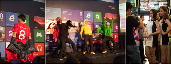 and there was an Angry Bird dance group