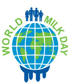 world milk day logo